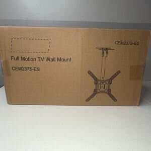 Everstone Wall Mount for Most 28 - 55" TVs Heavy Duty Dual Arm Full Motion Tilt
